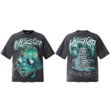 2025 Celebrity Hellstar Series Cotton Unisex Short-Sleeve Printed Crew Neck Tee