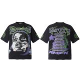 2025 Celebrity Hellstar Series Cotton Unisex Short-Sleeve Printed Crew Neck Tee