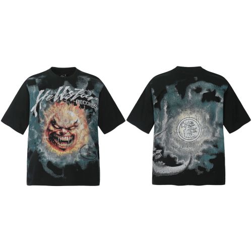 2025 Celebrity Hellstar Series Cotton Unisex Short-Sleeve Printed Crew Neck Tee