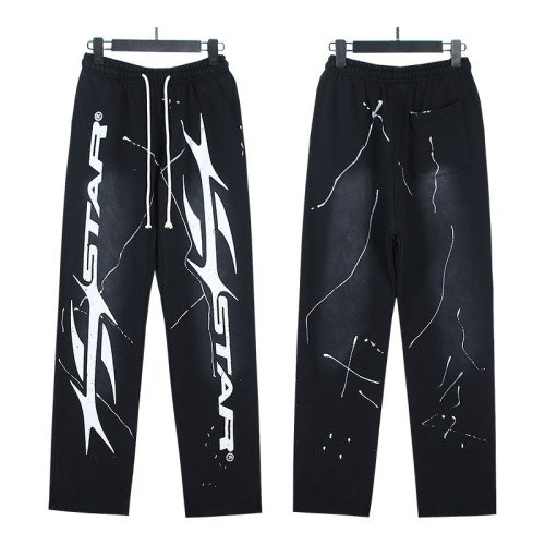 25SS Hellstar Distressed Washed Sweatpants