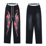 25SS Hellstar Distressed Washed Sweatpants