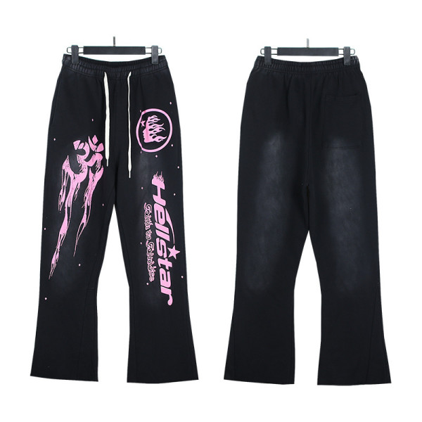 25SS Hellstar Distressed Washed Sweatpants
