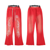 25SS Hellstar Distressed Washed Sweatpants