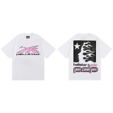 Streetwear Brands Printed Side-profile Goddess Loose Short Sleeve T-shirt