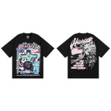 Streetwear Brands Printed Side-profile Goddess Loose Short Sleeve T-shirt