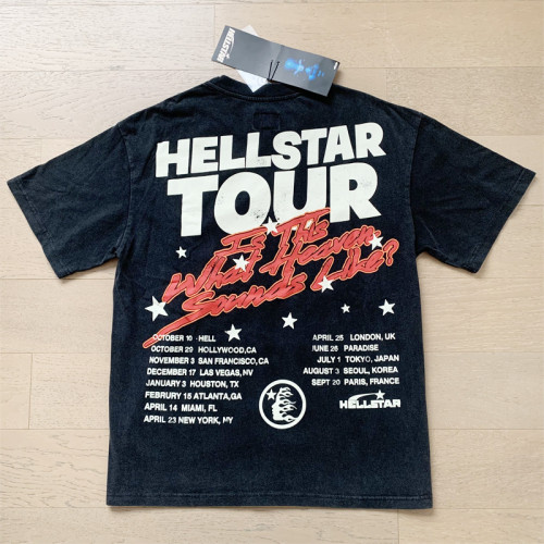 Streetwear Brands Printed Loose Pullover Short Sleeve Washed T-shirt