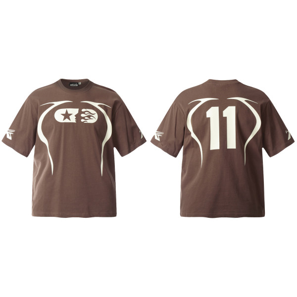 HELLSTAR Kanye Retro Cotton Printing Dyeing Short Sleeve Tee