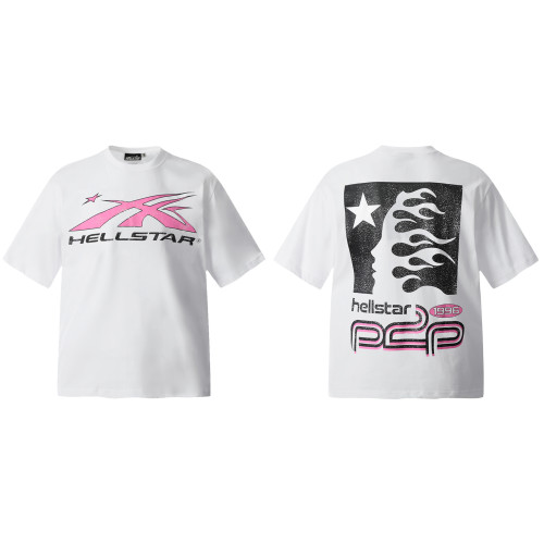 HELLSTAR Kanye Retro Cotton Printing Dyeing Short Sleeve Tee