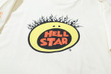 Hellstar Streetwear Brand Cotton Unisex Loose Short Sleeve Crew Neck T-shirts