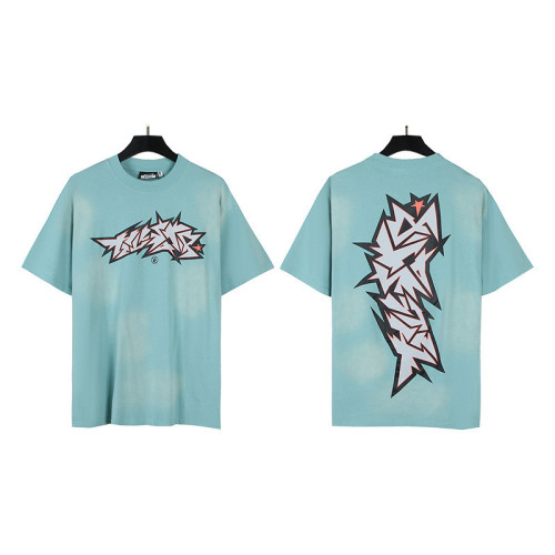 Hellstar Streetwear Brand Cotton Unisex Loose Short Sleeve Crew Neck T-shirts