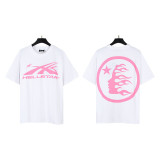 Hellstar Streetwear Brand Cotton Unisex Loose Short Sleeve Crew Neck T-shirts