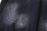 Hellstar Ink Splatter Washed Distressed Terry Unisex Hooded Sweatshirt