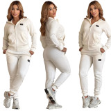 Casual Sports Jacquard Gold Label Casual Jacquard Long-Sleeve Trousers Set