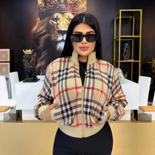 Autumn/Winter Embroidered Baseball Jacket Women's Elegant Coat