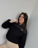 Autumn/Winter Jacket Outerwear Lettering Loose Fit Warm Fleece Top