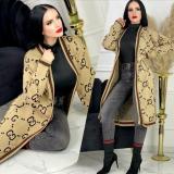Knitted Cardigan Long Cape Coat