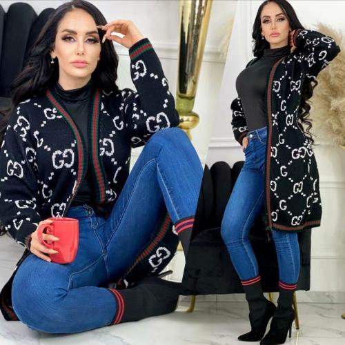 Knitted Cardigan Long Cape Coat