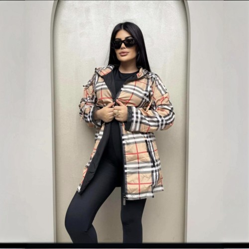 Casual Long Zip-up Jacket Trench Double-layered Oversized Coat