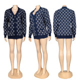 Women Simple Single-breasted Sweater