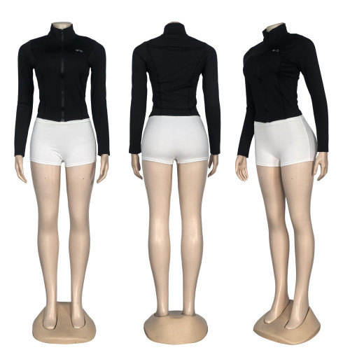 Fashion Quick-drying Sports Fitness Yoga Wear Jacket Outwear