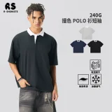 Sorona Cool T-shirt Polo Casual Money Style Short sleeved T-shirt Men's Color blocked T-shirt