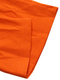 Fashion collar short sleeved high waisted wide leg pants fashion set
