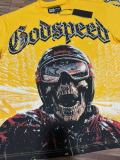 Godspeed Cross border American Rock Street Washed Vintage Style Short Sleeve T (Craft Printed) Fabric: 32 count combed double yarn weighing 240 grams