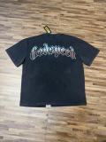 Godspeed Cross border American Rock Street Washed Vintage Style Short Sleeve T (Digital Print) Fabric: 32 count combed double yarn weighing 250 grams
