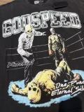 Godspeed Cross border American Rock Street Washed Vintage Style Short Sleeve T (Digital Print) Fabric: 32 count combed double yarn weighing 250 grams