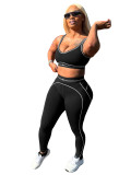ALO sports and leisure two-piece long pants set