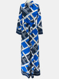Casual wide leg pants abstract pattern pants set