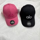 ALO Baseball Cap Women's Hardtop Outdoor 3D Embroidered Sun Cap Sports Duckbill Cap