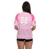 Comfortable mesh loose casual T-shirt street short sleeved top