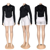 ALO hooded zipper slim fit casual sports sun protection yoga suit top jacket
