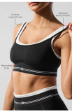 ALO Yoga Tank Top and Skirt Set for Fitness, Workouts, Running, Sports, Bra Padding, Sports Bra, Two-Piece Yoga Wear