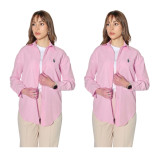 Korean Style Basic Solid Color Shirt