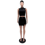 ALO Casual Sports Dress Set (Two-Piece, Includes Headscarf and Safety Pants)