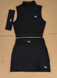 ALO Casual Sports Dress Set (Two-Piece, Includes Headscarf and Safety Pants)
