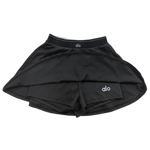 ALO fashion sexy sports vest short skirt two-piece set quick drying breathable fitness suit tennis skirt