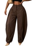 European and American commuting casual pants with loose silhouette