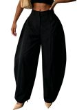European and American commuting casual pants with loose silhouette