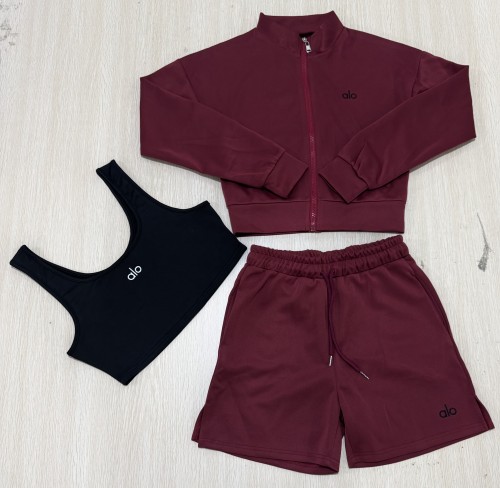 Fashionable and casual cotton set with embroidered elegance, trendy, high-quality, and a three-piece ensemble