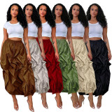 Elegant commuting workwear patchwork lace workwear skirt