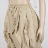 Elegant commuting workwear patchwork lace workwear skirt
