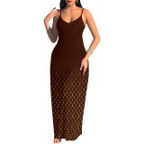 Digital printed camisole dress