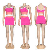 ALOYoga vest short skirt set, fitness running exercise tennis yoga suit two-piece set