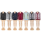 Autumn and winter fashionable simple pocket single breasted temperament commuter women's sweater