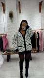 Autumn and winter fashionable simple pocket single breasted temperament commuter women's sweater