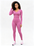 Autumn and Winter Tight Elastic Yoga Clothing Home Leisure Sports Set