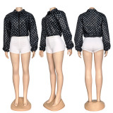 European and American women's leather jacket, jacket, lapel zipper, waist cinching, casual versatile leather jacket
